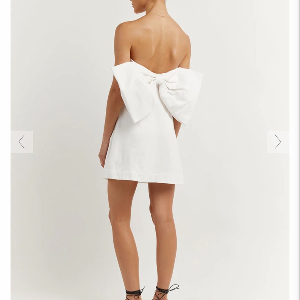 DISSH white mini dress